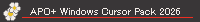 APO+ Windows Cursor Pack 2026